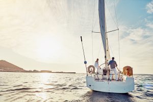 Taking an adventurous boat cruise